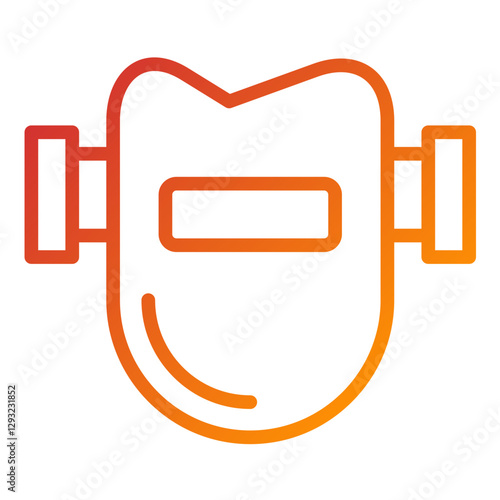 Welding Helmet Vector Design Icon Style