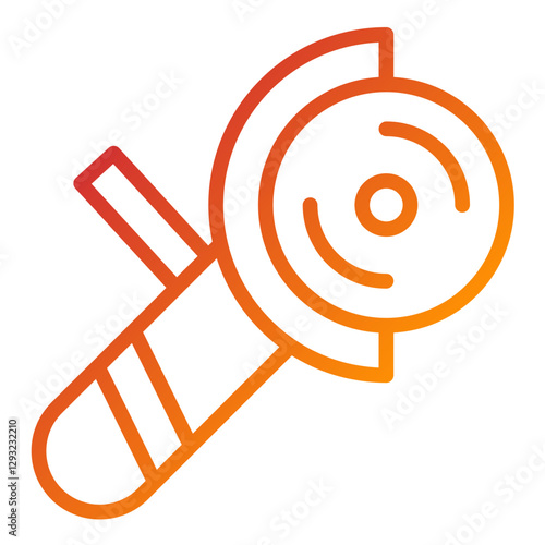 Angle Grinder Vector Design Icon Style