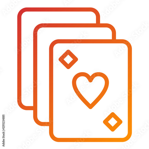 Card Deck Vector Design Icon Style