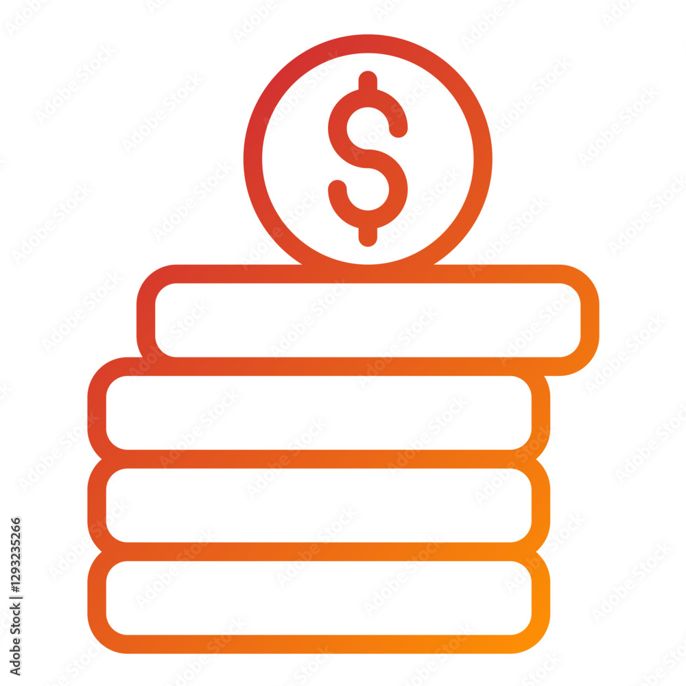 Coins Vector Design Icon Style Coins Vector Design Icon Style