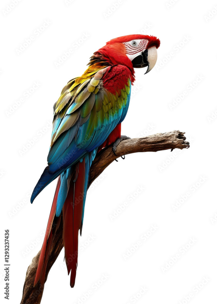 Naklejka premium blue and yellow macaw