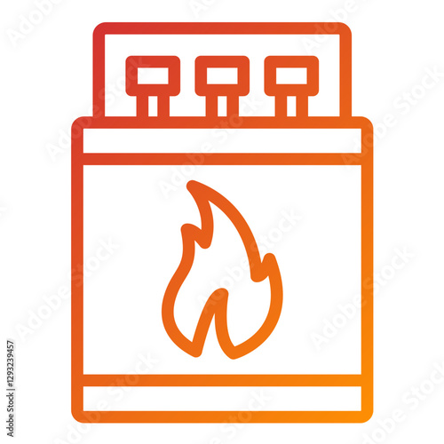 Matchbox Vector Design Icon Style