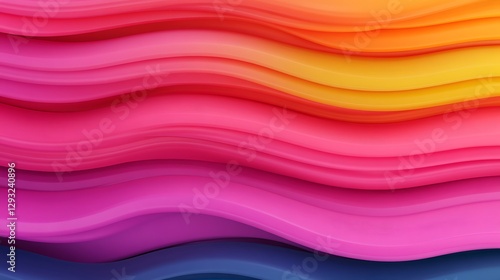 Vibrant Wavy Patterns in Vivid Colors for Modern Art and Design Backgrounds