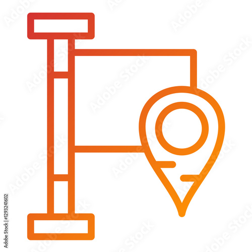 Checkpoint Vector Design Icon Style