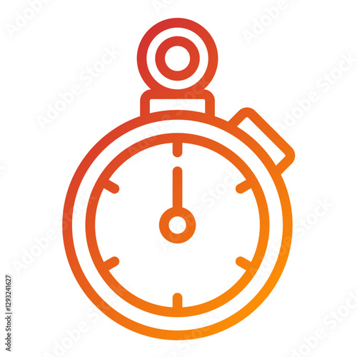Stopwatch Vector Design Icon Style