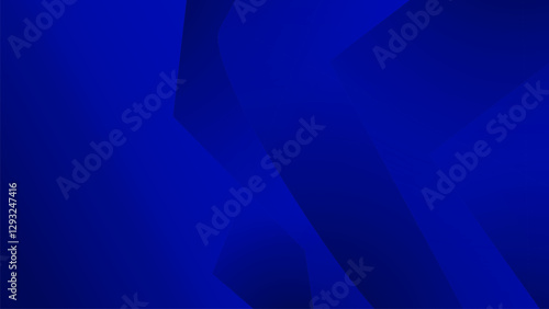 Abstract Blue Geometric Shapes Background Design with Modern Style