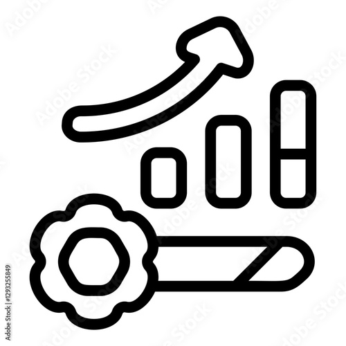 Growth Line Icon