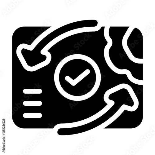 Sustain Strategy Solid Icon