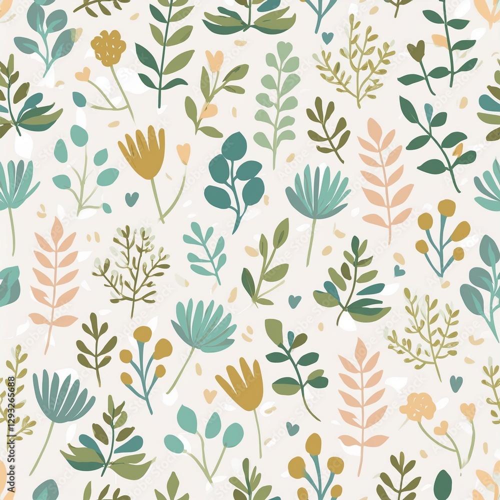 Spring floral wallpaper pattern Spring floral wallpaper pattern