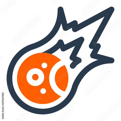 Meteor Strike Impacting with High Energy