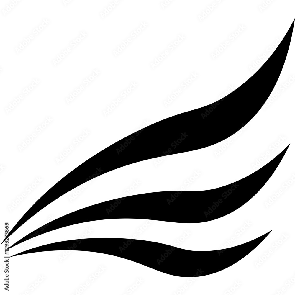 Obraz premium Bird Wing Logo