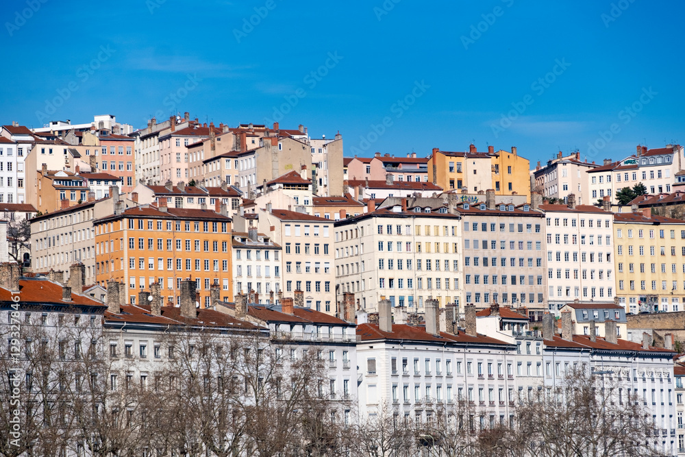 Obraz premium Vue sur Lyon