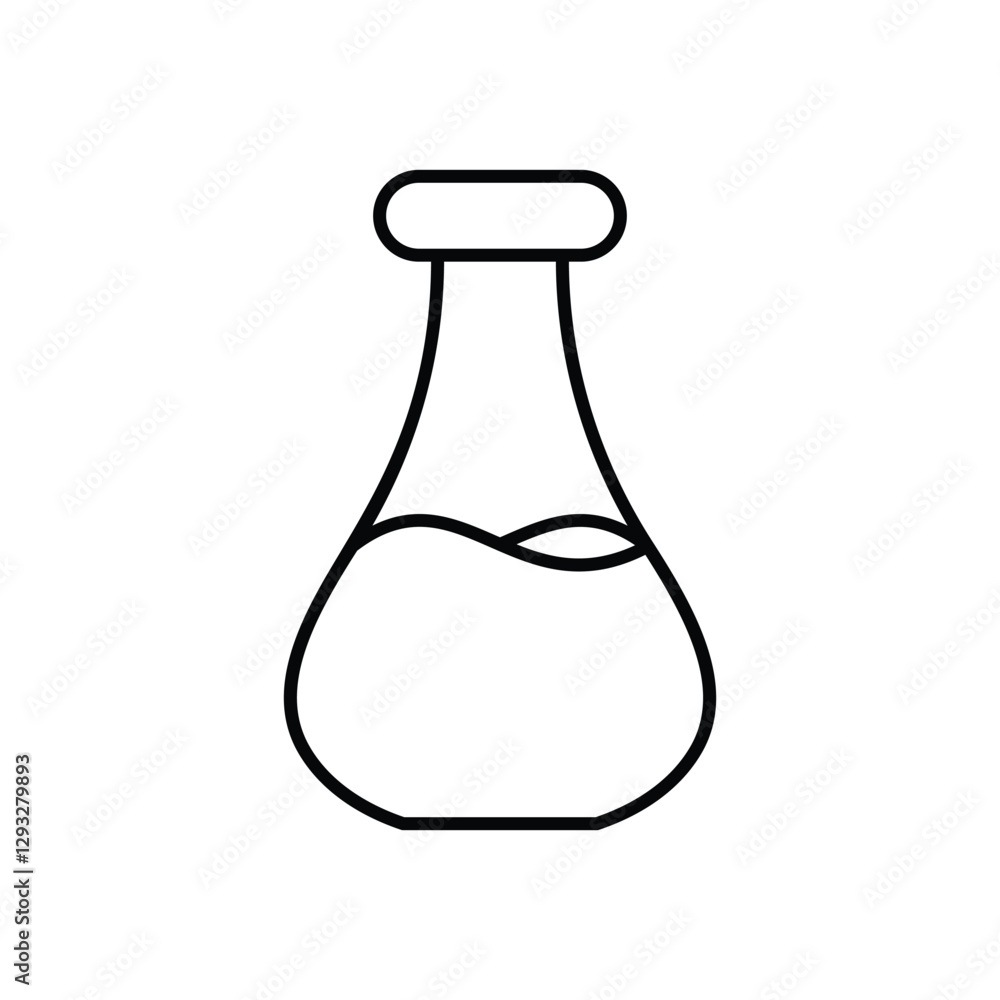 Chemistry Beaker Vector icon Chemistry Beaker Vector icon