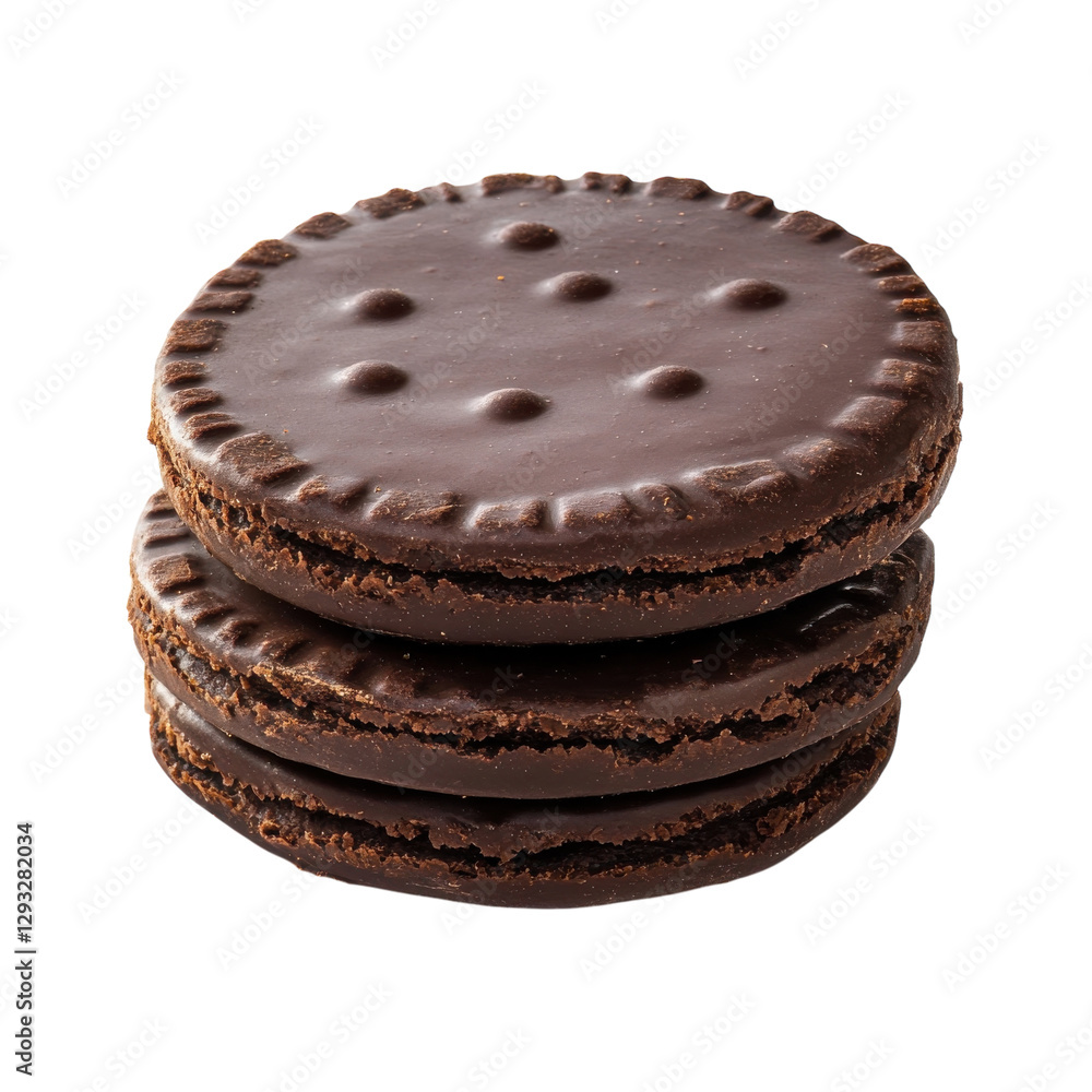 Delicious Chocolate Biscuit on transparent background. Delicious Chocolate Biscuit on transparent background.