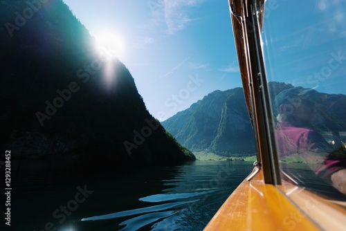 Königssee Lake View from a Boat, Germany