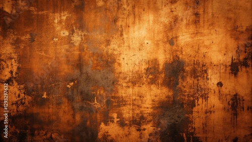 Rustic Orange Brown Vintage Texture Background Wallpaper - Monochrome Grunge Design