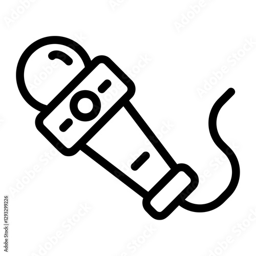 Microphone Line Icon