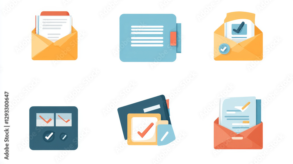 Set of doodle icons work with documents, archive storage. Isolated vector linear signs upload to the cloud, shredding and printing paper, file with pen and folders, envelope, correct and wrong symbol Set of doodle icons work with documents, archive storage. Isolated vector linear signs upload to the cloud, shredding and printing paper, file with pen and folders, envelope, correct and wrong symbol