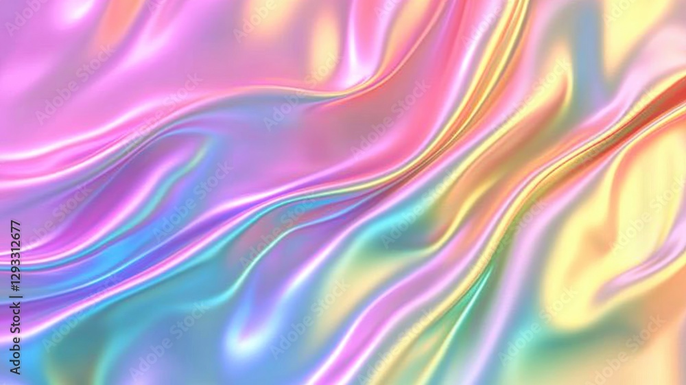 Colorful abstract fabric waves create a dreamy vibrant background with fluid motion and soft gradients Colorful abstract fabric waves create a dreamy vibrant background with fluid motion and soft gradients