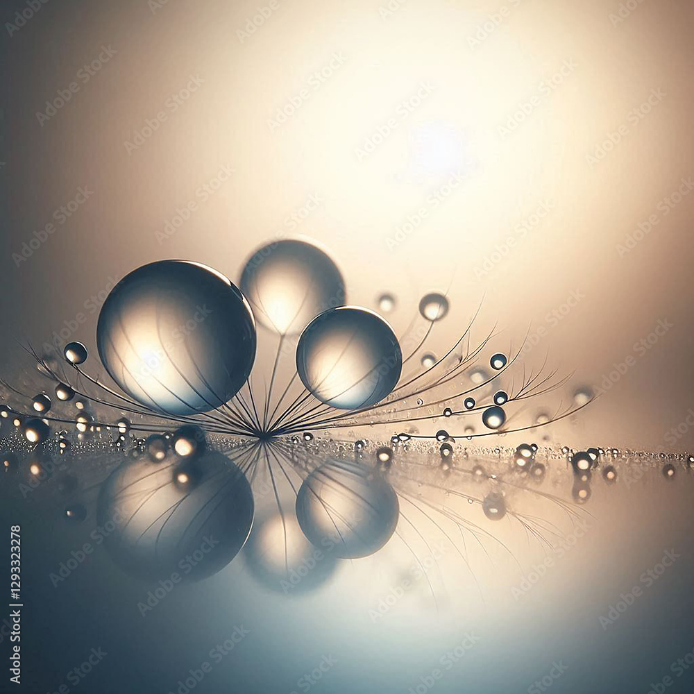 Obraz premium 은은한 물방을 배경이미지