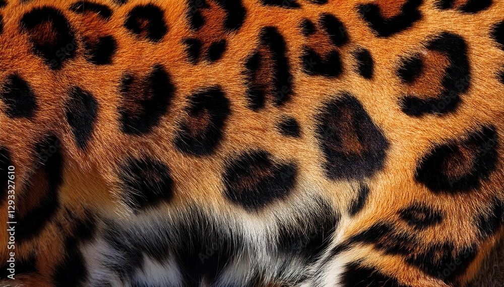 Striking Black and Orange Leopard Fur Pattern Vivid Spotted Animal Print as Backdrop Showcases Wild Beauty and Powerful Energy of a Majestic Cat in the African Savannah at Dusk Striking Black and Orange Leopard Fur Pattern Vivid Spotted Animal Print as Backdrop Showcases Wild Beauty and Powerful Energy of a Majestic Cat in the African Savannah at Dusk