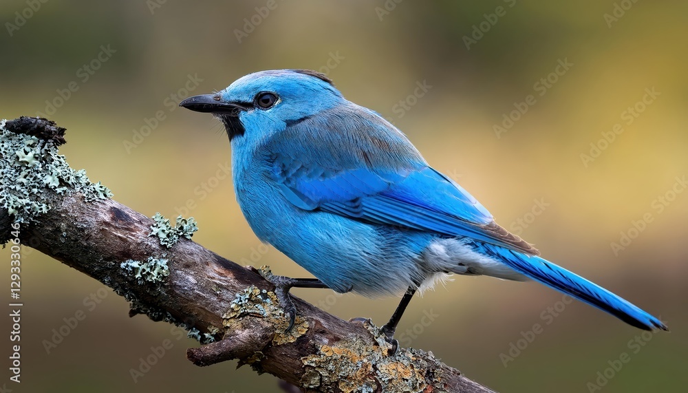 Vivid Azure Bird Perched Delicately on Barren Winter Tree Branch, Brilliantly Illuminating the Snowy Forest with a Splash of Color Amidst the Whiteness. Vivid Azure Bird Perched Delicately on Barren Winter Tree Branch, Brilliantly Illuminating the Snowy Forest with a Splash of Color Amidst the Whiteness.