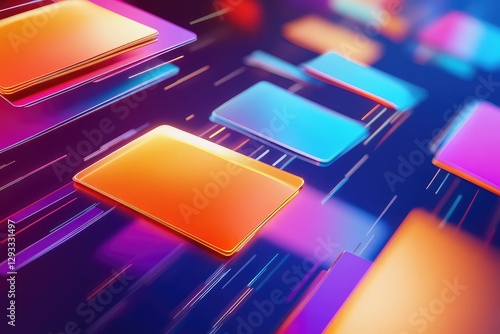 A seamless abstract background visualizing the process of transferring large files securely.