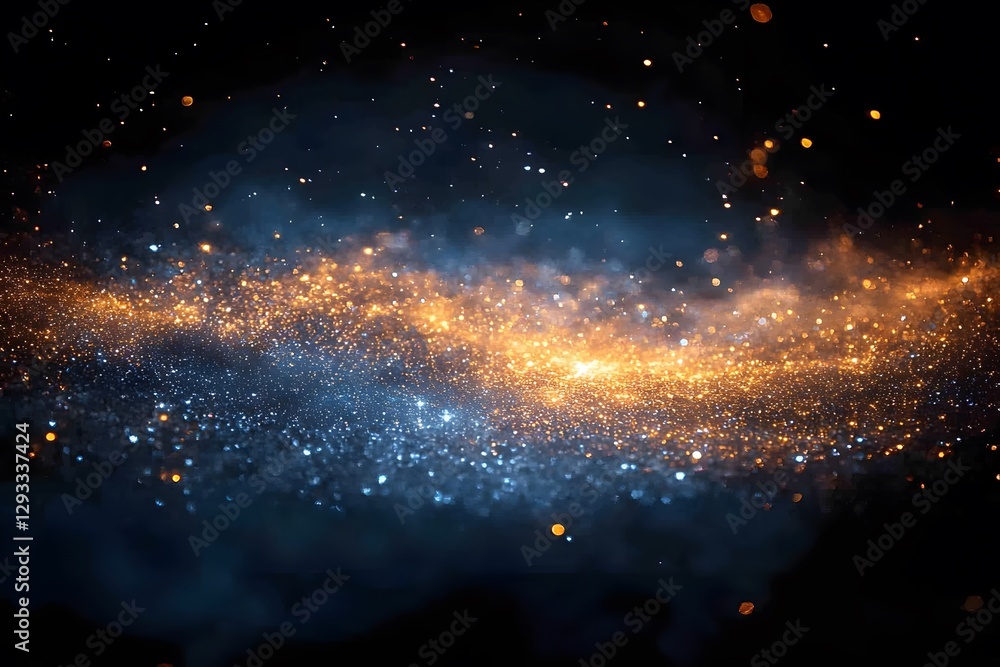 Fototapeta premium Stunning Cosmic Nebula in Deep Space: Ideal for Educational Posters and Sci-Fi Designs