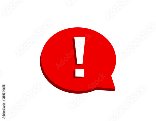 A bold red warning sign with an exclamation mark, conveying caution and urgency.