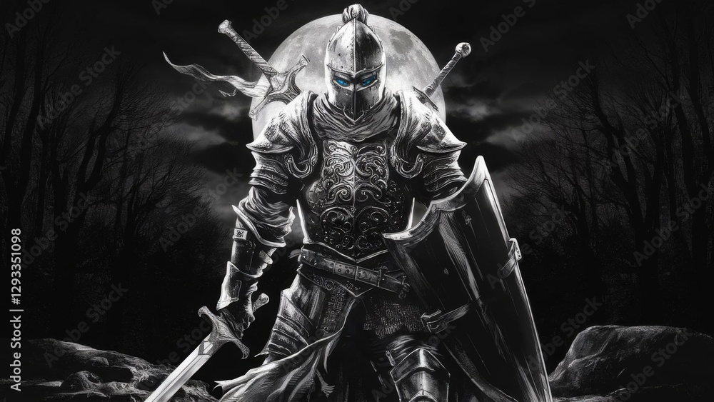 Fototapeta premium Medieval Knight