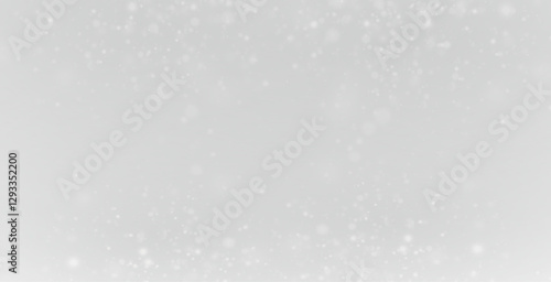 Soft White Glow with Floating Light Orbs, Creating a Dreamy and Elegant Atmosphere of Serenity and Purity