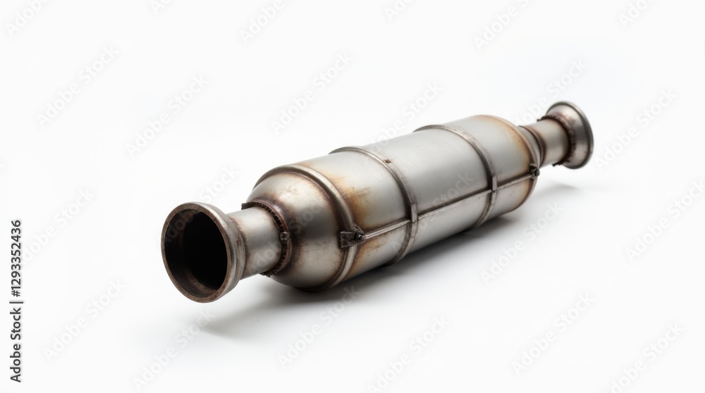 Fototapeta premium Detailed Studio Photograph of a Catalytic Converter