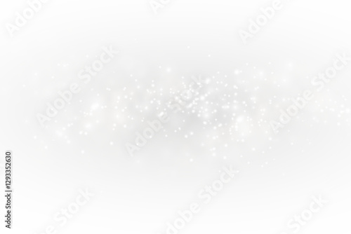 Heavenly Glow of Soft Light Particles, A Peaceful and Abstract Scene Evoking a Sense of Calm, Purity, and Illumination
