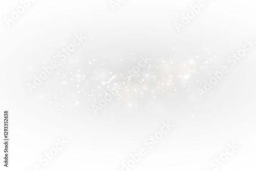 Heavenly Glow of Soft Light Particles, A Peaceful and Abstract Scene Evoking a Sense of Calm, Purity, and Illumination