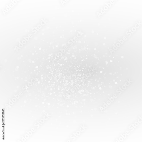 Glowing Light Particles Suspended in a Misty White Space, Symbolizing Purity, Tranquility, and an Ethereal Sense of Magic