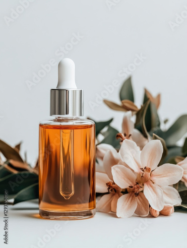 Wallpaper Mural Dropper bottle with flowers and leaves Torontodigital.ca