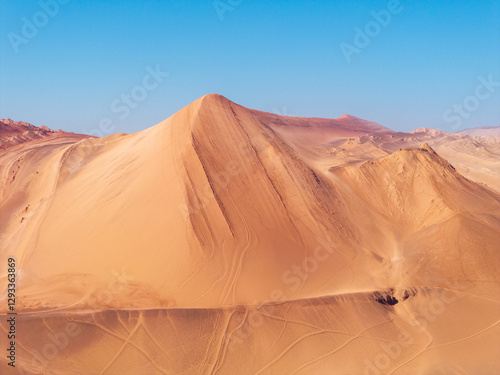 Red  mountain and Canyon in northwest of china