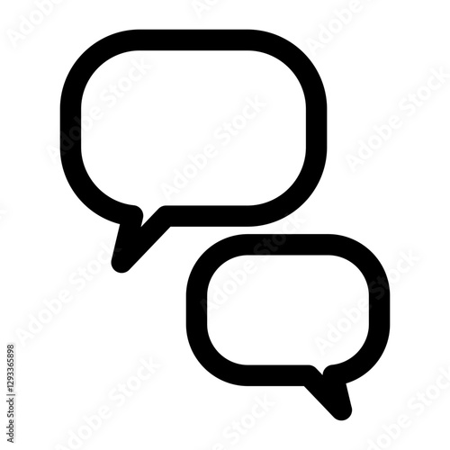 Bubble chat icon