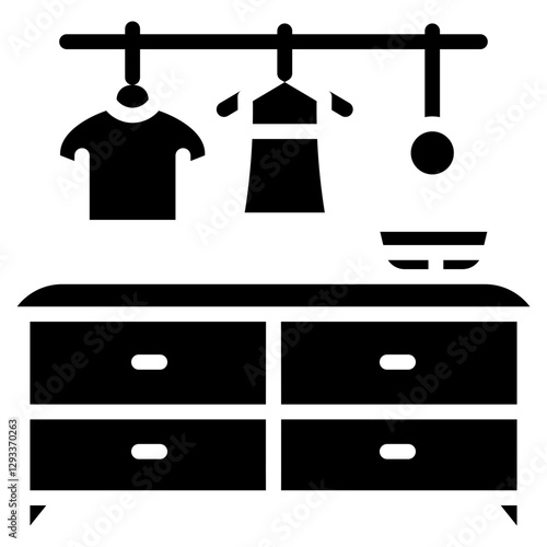 Dresser Vector Icon