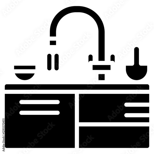 Kitchen Sink Vector Icon