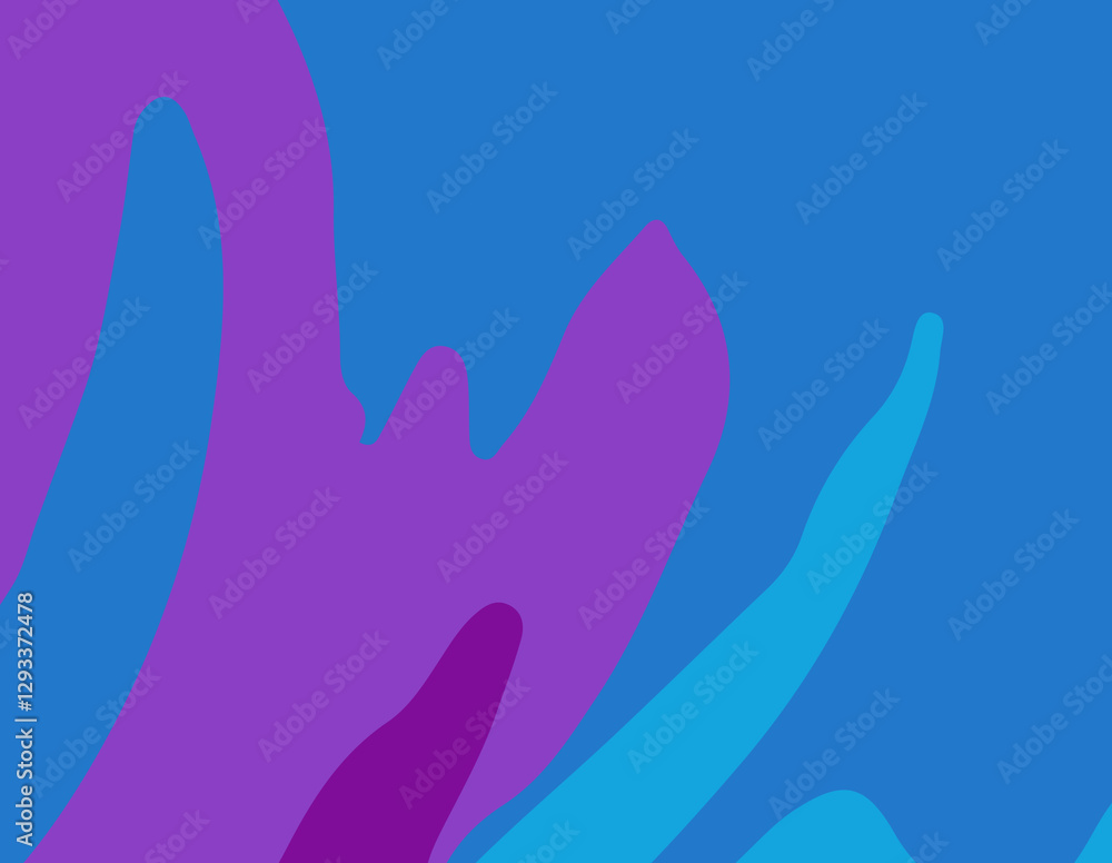 Obraz premium Dreamy Fusion of Blue, Indigo, and Pink Soft and Elegant Abstract Background. Ethereal Swirls of Indigo, Blue, and Pink Creating a Mesmerizing Abstract Design. A Delicate Blend of Sweet Pink, Indigo