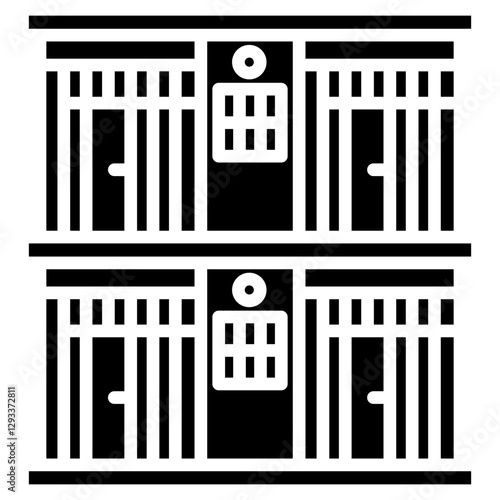 Cell Block Vector Icon