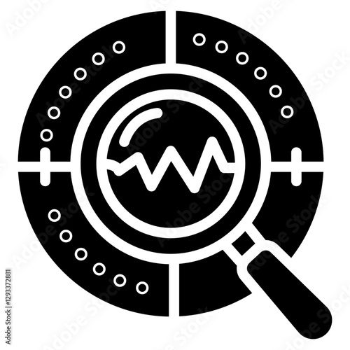 Forensic Analysis Vector Icon