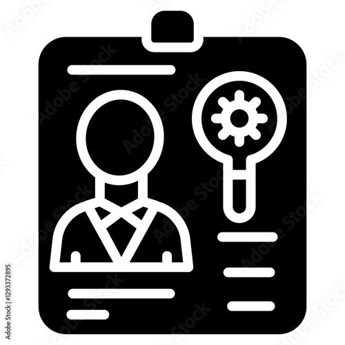 Criminal Record Vector Icon