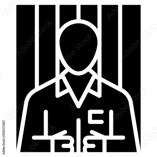 Inmate Vector Icon