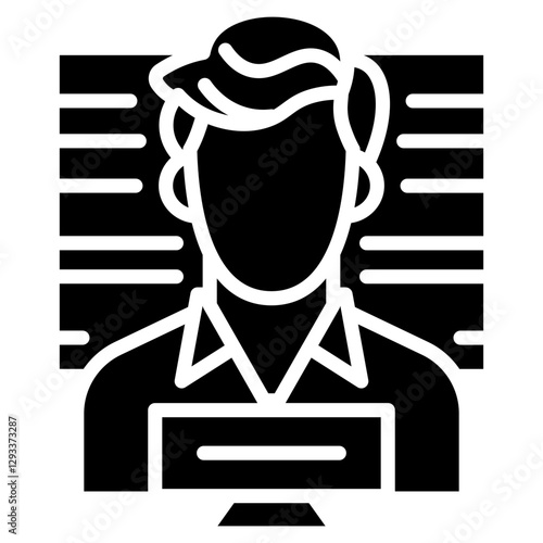 Mugshot Vector Icon