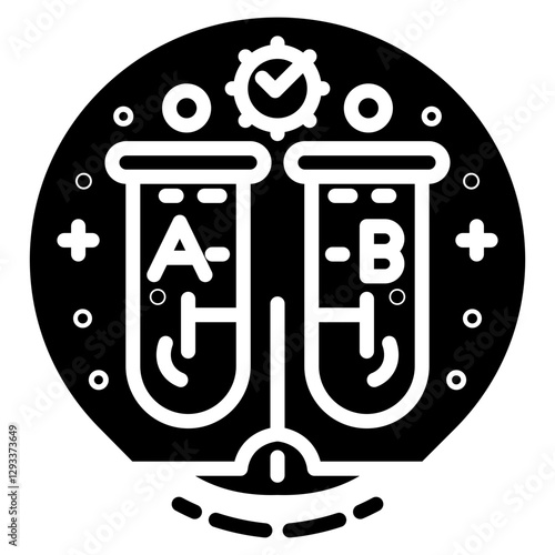 AB Testing Vector Icon