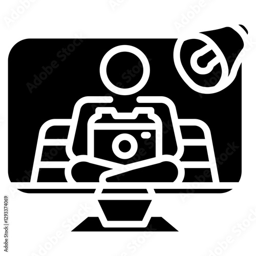Sponsored Content Vector Icon