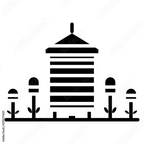 Apiary Vector Icon