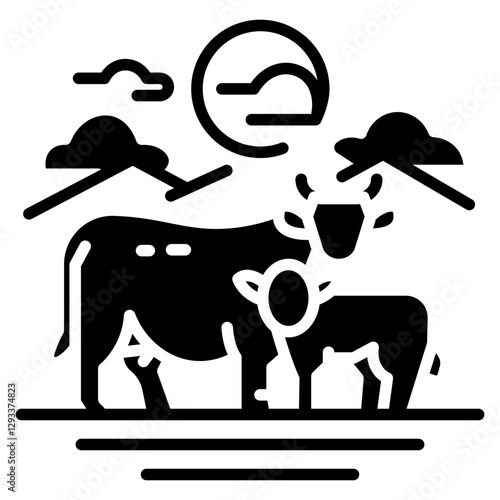 Livestock Vector Icon